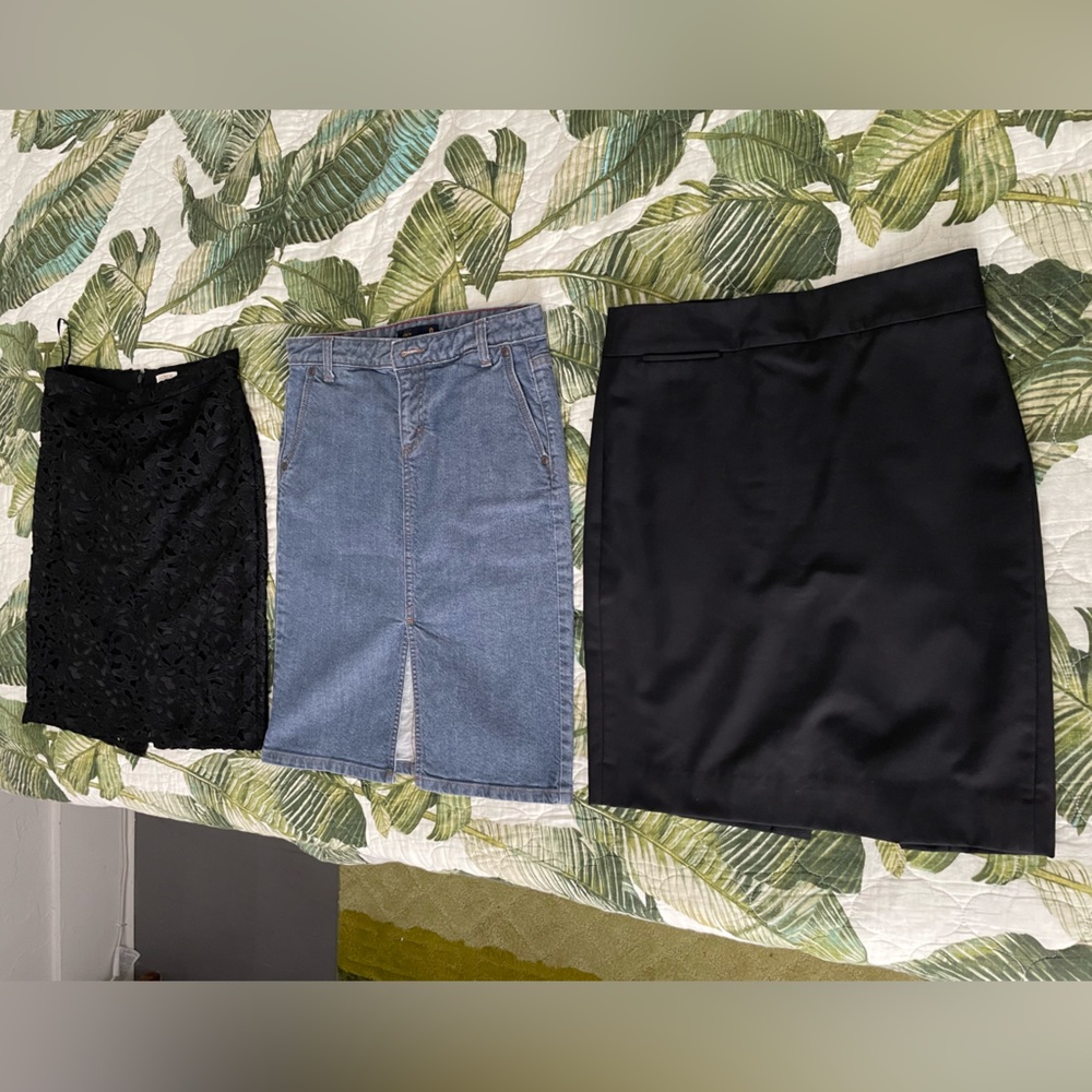 Set of THREE J. Crew Pencil Skirts